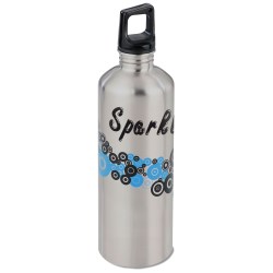 View a larger, more detailed picture of the h2go Classic Stainless Steel Sport Bottle 24 oz Dots