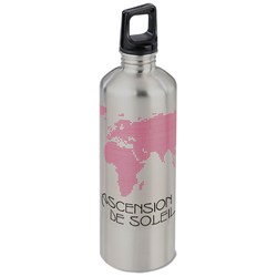 View a larger, more detailed picture of the h2go Classic Stainless Steel Sport Bottle 24 oz Globe