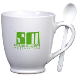 View a larger, more detailed picture of the Spooner Mug - White - 20 oz 