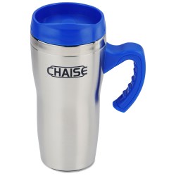 View a larger, more detailed picture of the Get-A-Grip Stainless Travel Mug - 16 oz 