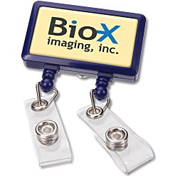 View a larger, more detailed picture of the Dual Strap Retractable Badge Holder