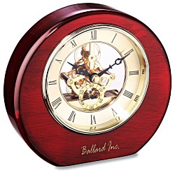 View a larger, more detailed picture of the DeSoto Clock - Wood
