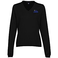 View a larger, more detailed picture of the Devon & Jones V-Neck Sweater - Ladies 