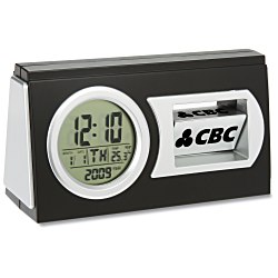 View a larger, more detailed picture of the Revolving Logo Desk Clock