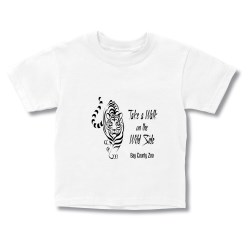 View a larger, more detailed picture of the Gildan 6 1 oz Ultra Cotton T-Shirt - Toddler - White