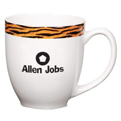 View a larger, more detailed picture of the Kansas Mug - Tiger Stripe - 16 oz 