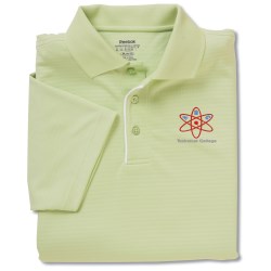 View a larger, more detailed picture of the Reebok Play Dry Horizontal Texture Polo - Men s
