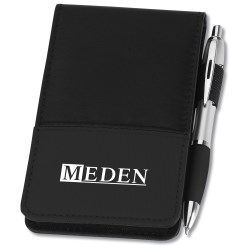 View a larger, more detailed picture of the Dual Tone Jotter Set with Curvy Pen