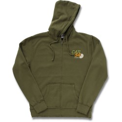 View a larger, more detailed picture of the Raw Edge Full-Zip Hooded Sweatshirt - Men s