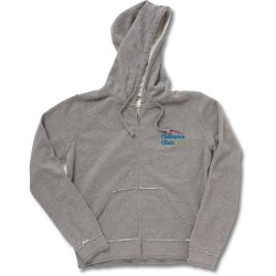 View a larger, more detailed picture of the Raw Edge Full-Zip Hooded Sweatshirt - Ladies 