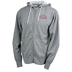 View a larger, more detailed picture of the Unisex Full-Zip Hooded Sweatshirt