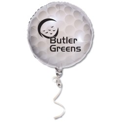 View a larger, more detailed picture of the Mylar Balloon - 18 - Golf Ball