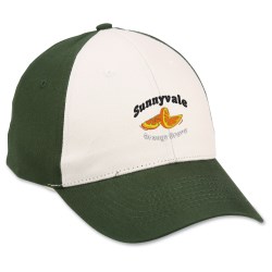 View a larger, more detailed picture of the Brushed Cotton Cap - Stone Front - Emb
