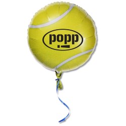 View a larger, more detailed picture of the Mylar Balloon - 18 - Tennis Ball