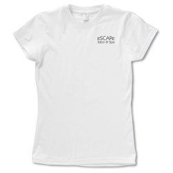 View a larger, more detailed picture of the Anvil Organic 4 5 oz Ringspun T-Shirt - Ladies - Whites