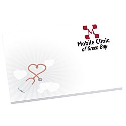 View a larger, more detailed picture of the Bic Sticky Note - Designer - 3x4 - Heart - 25 Sheet