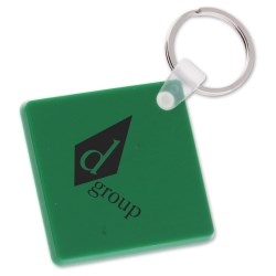 View a larger, more detailed picture of the Diamond Shape Vinyl Key Tag - Opaque - Closeout