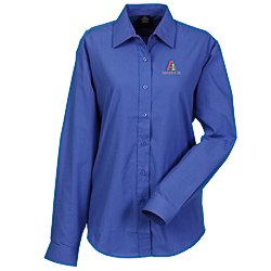 View a larger, more detailed picture of the Broadcloth Value Shirt - Ladies - Solid