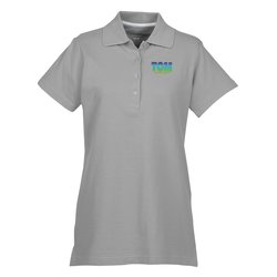 View a larger, more detailed picture of the Soft Touch Ring Spun Cotton Pique - Ladies 