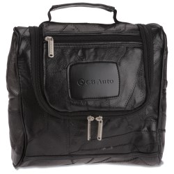 View a larger, more detailed picture of the Travel Mate Amenity Kit - Leather