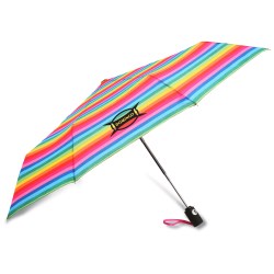 View a larger, more detailed picture of the totes Auto Open Close Umbrella - Stripes