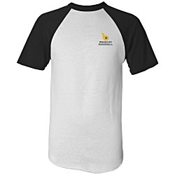 View a larger, more detailed picture of the Augusta Sportswear Baseball Jersey - Emb - White