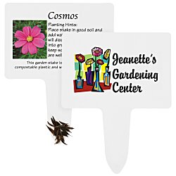 View a larger, more detailed picture of the Compostable Seed Stakes - Cosmos