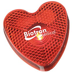 View a larger, more detailed picture of the Heart Flashing Light