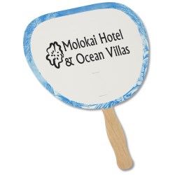 View a larger, more detailed picture of the Palm Leaf Hand Fan