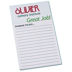 View a larger, more detailed picture of the Bic Business Card Magnet with Note Pad - Great Job
