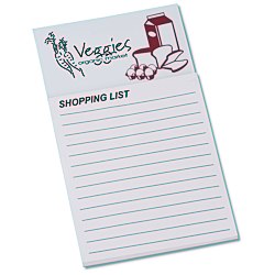 View a larger, more detailed picture of the Bic Business Card Magnet with Note Pad - Grocery List