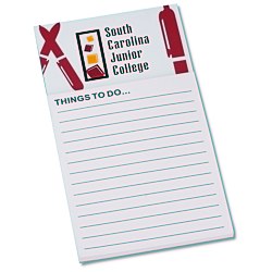View a larger, more detailed picture of the Bic Business Card Magnet with Note Pad - Pens