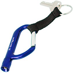 View a larger, more detailed picture of the Flashlight Carabiner with Strap