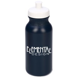 View a larger, more detailed picture of the Sport Bottle w Push Pull Cap - 20 oz - Recycled