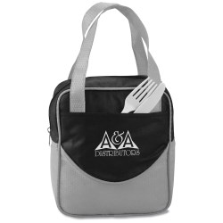 View a larger, more detailed picture of the Non Woven Mini-Dot Lunch Bag
