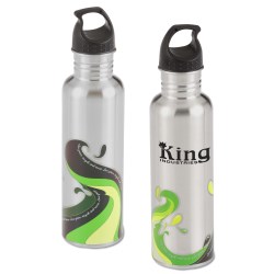 View a larger, more detailed picture of the Stainless Wave Sport Bottle - 25 oz - 24 hr