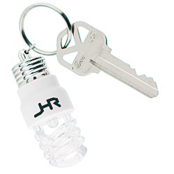 View a larger, more detailed picture of the Light Up Light Bulb Key Tag
