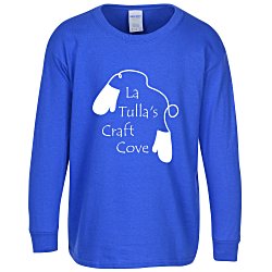 View a larger, more detailed picture of the Gildan 6 1 oz Ultra Cotton LS T-Shirt - Youth - Colors