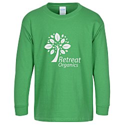 View a larger, more detailed picture of the Gildan Ultra Cotton Heavyweight LS Tee - Youth - Colors