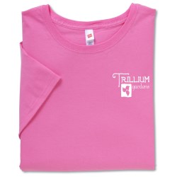 View a larger, more detailed picture of the Hanes Ladies Relaxed Fit T-Shirt - Colors