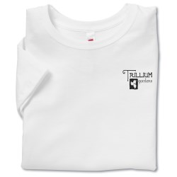 View a larger, more detailed picture of the Hanes Ladies Relaxed Fit T-Shirt - White