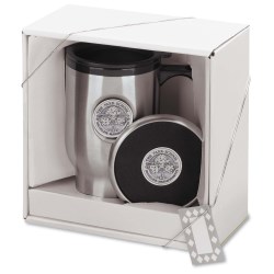 View a larger, more detailed picture of the Medallion Coaster Mug Gift Set