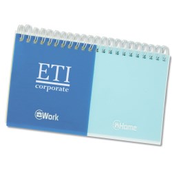 View a larger, more detailed picture of the Half-n-Half Balanced Life Notebook - Stock Design