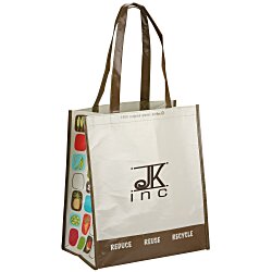 View a larger, more detailed picture of the Expressions Grocery Tote - Brown