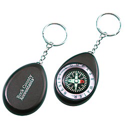 View a larger, more detailed picture of the Oval Compass Key Tag