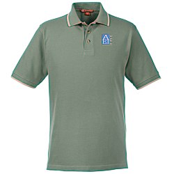 View a larger, more detailed picture of the Harriton 6 oz Pique Polo with Tipping