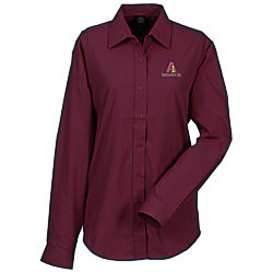 View a larger, more detailed picture of the Broadcloth Value Shirt - Ladies - Solid - 24 hr