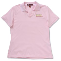 View a larger, more detailed picture of the Harriton 5 9 oz Cotton Jersey Polo w Tipping - Ladies 