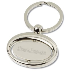 View a larger, more detailed picture of the Oval Rotating Key Tag