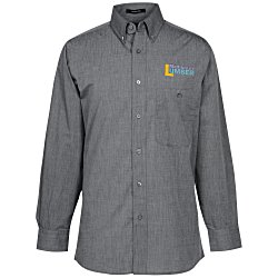 View a larger, more detailed picture of the Ultra Club Wrinkle Free End-on-End Shirt - Men s